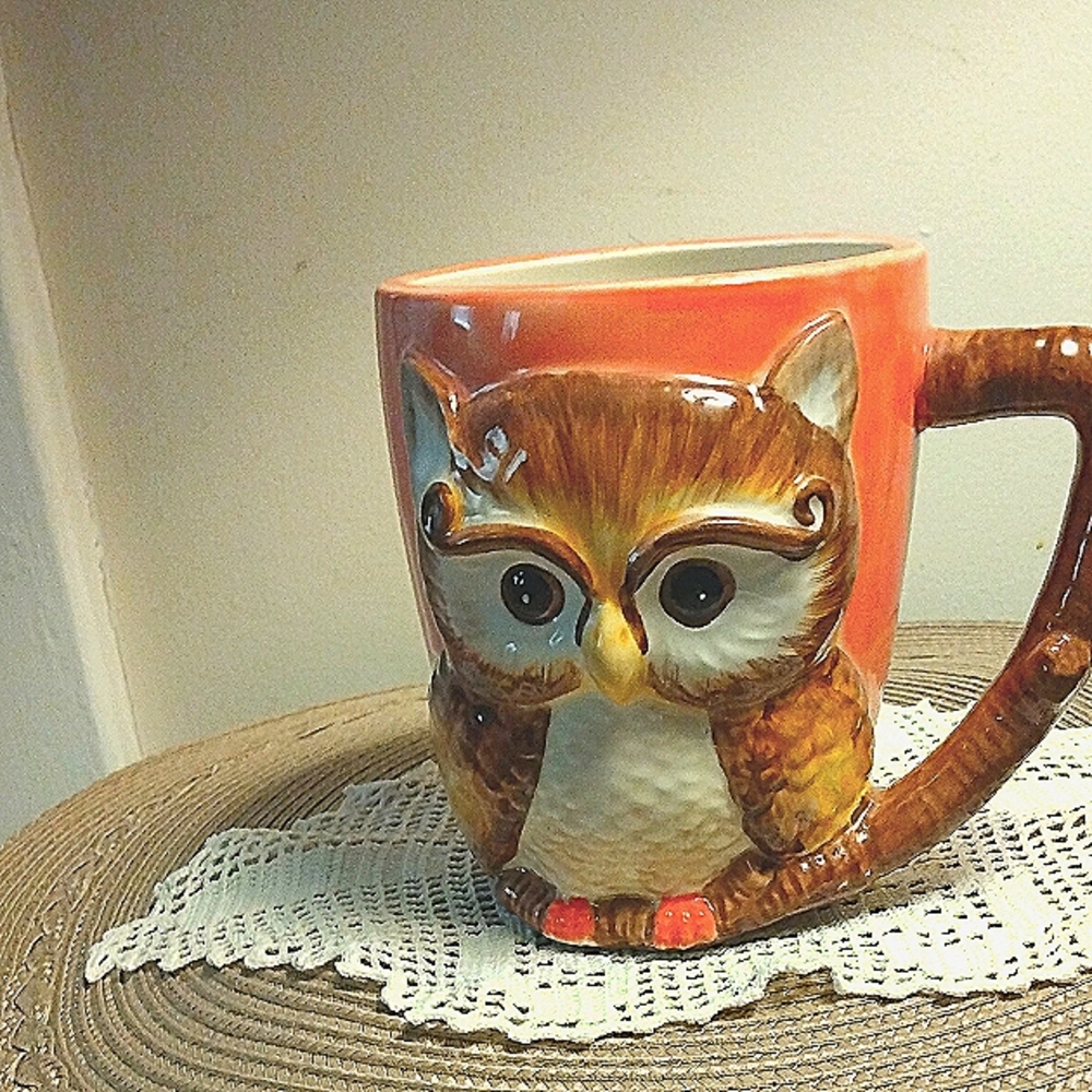 Owl Mug 5 in. Tall